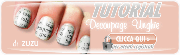 Tutorial Free - Decoupage Unghie